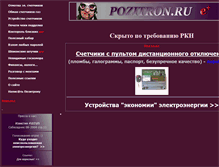 Tablet Screenshot of pozitron.ru